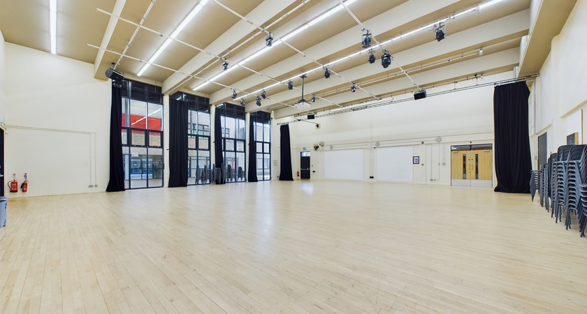 Brentside High School assembly hall, our training venue